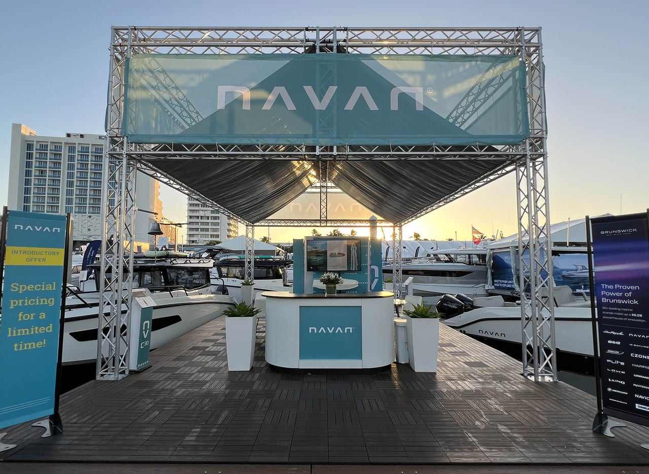 Navan Booth on the docks