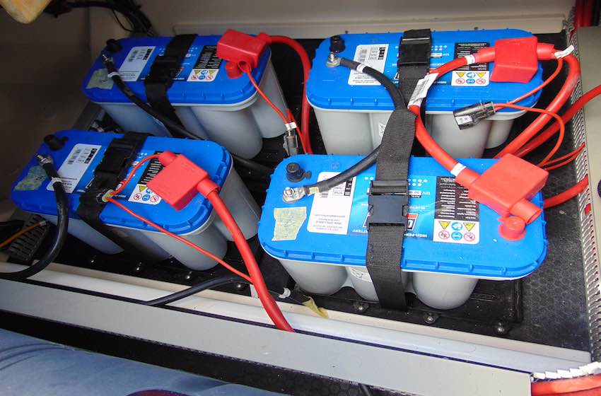Batterisystem för dubbla batterier