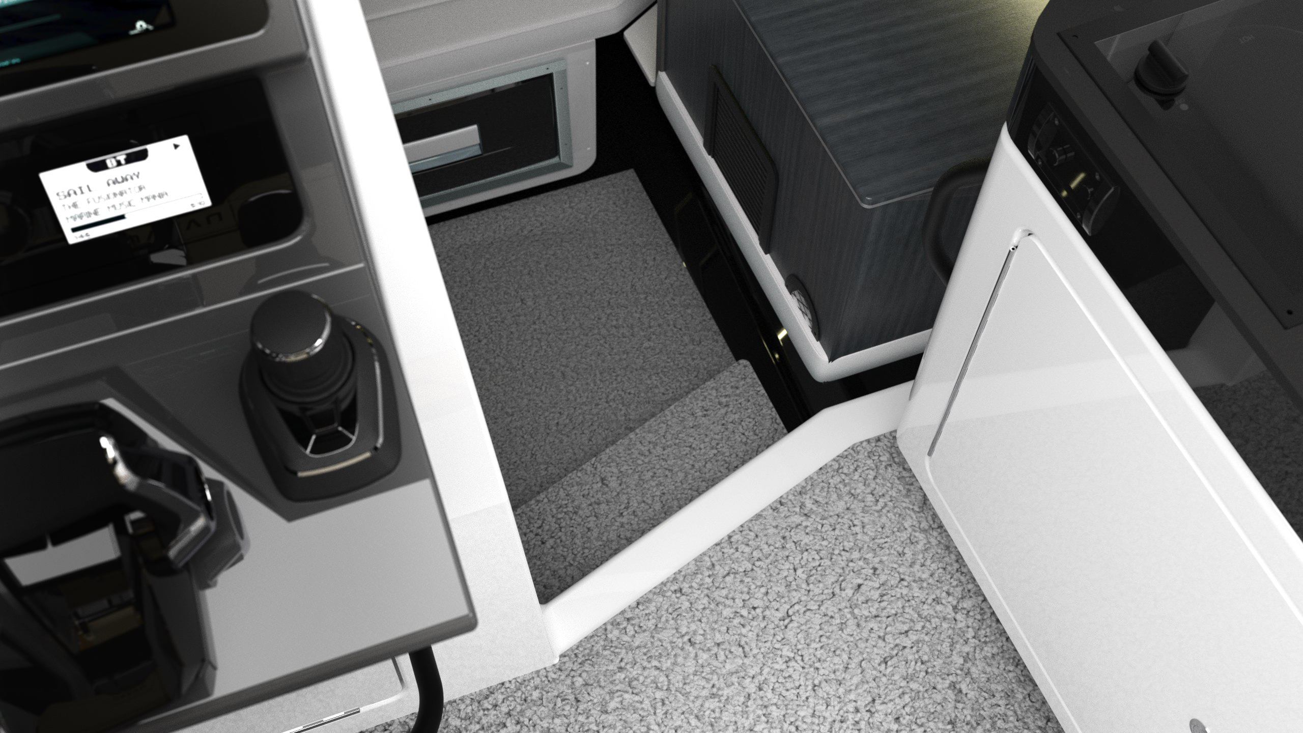 C30 INT CAB STAIRS CARPET