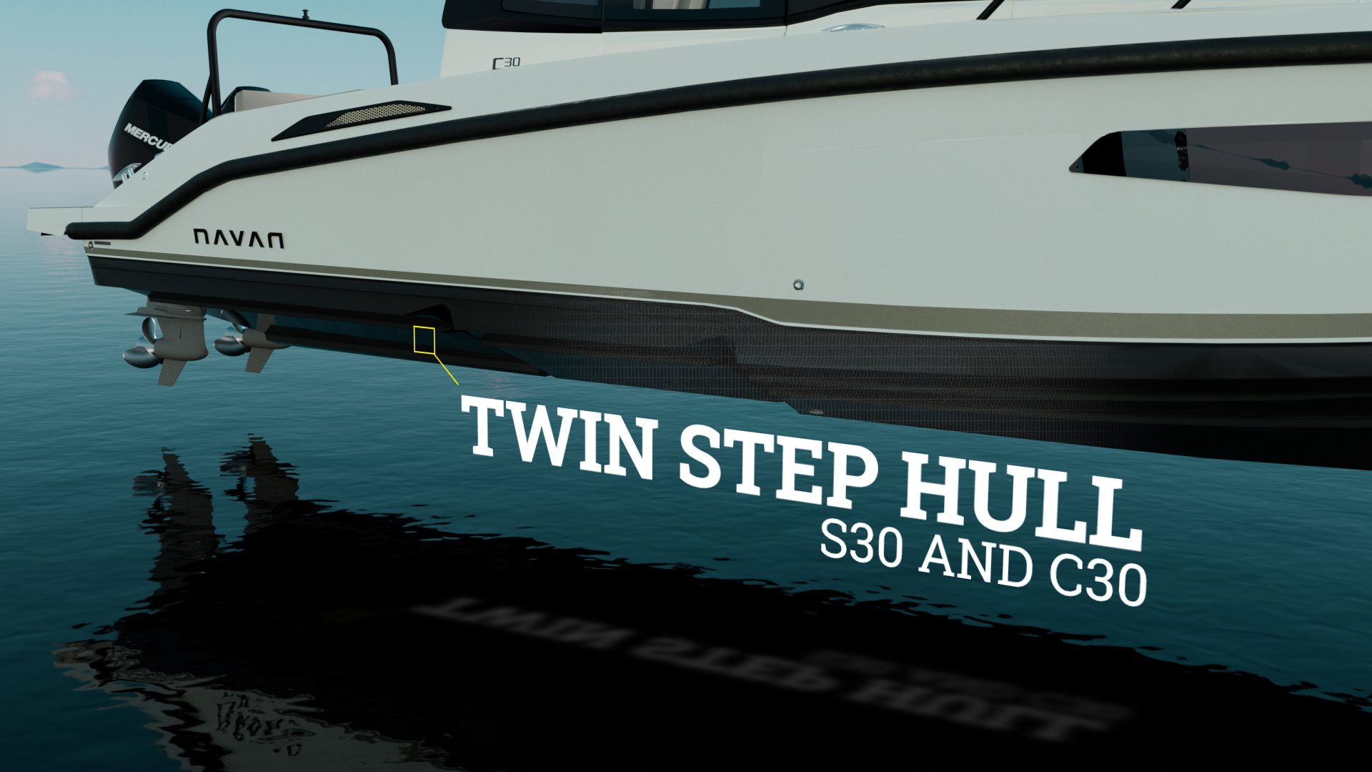Twin step hull