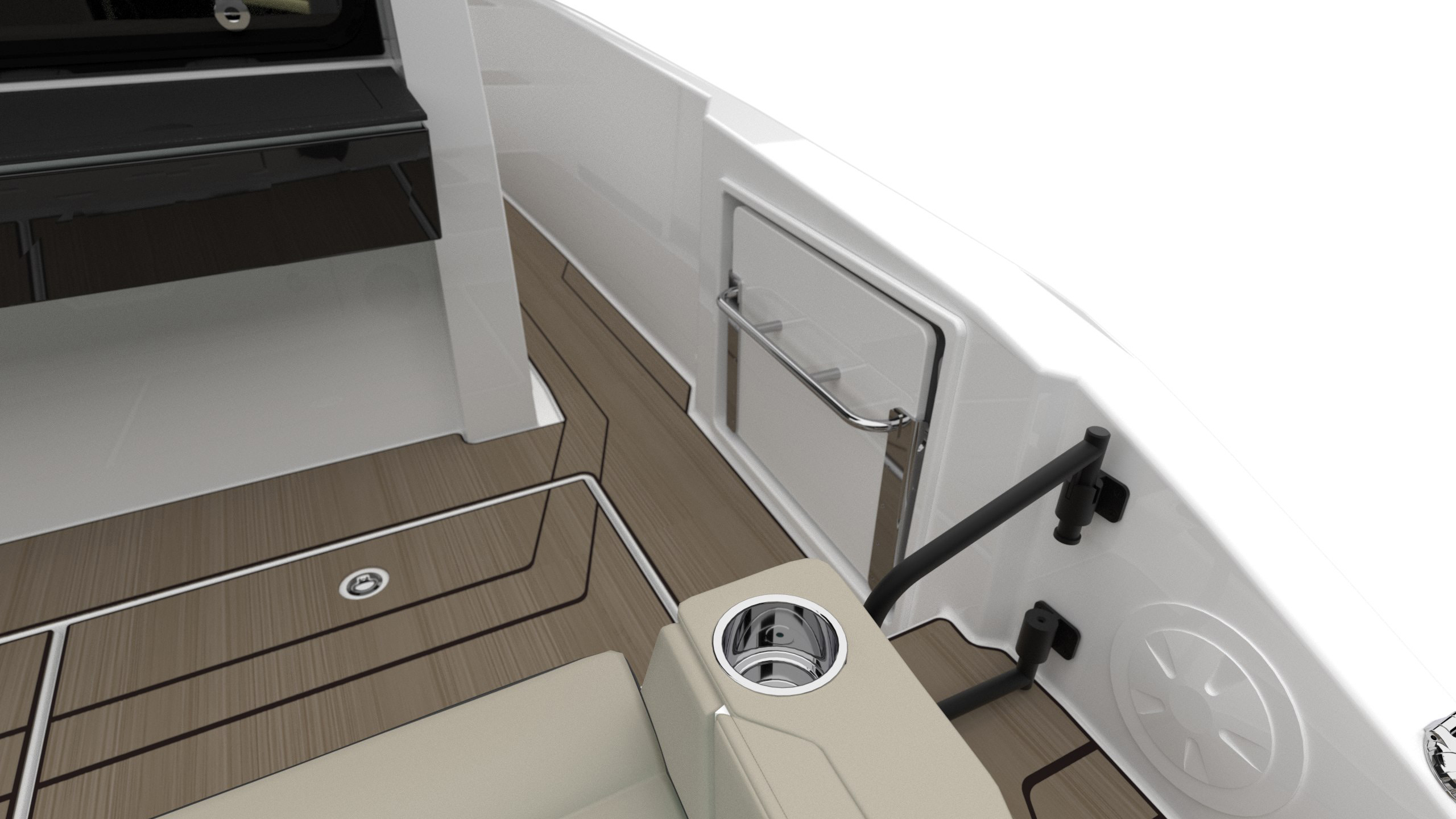 NAVAN C30 TOPSIDE AFT FOLDING SEATS STAR CLOSED